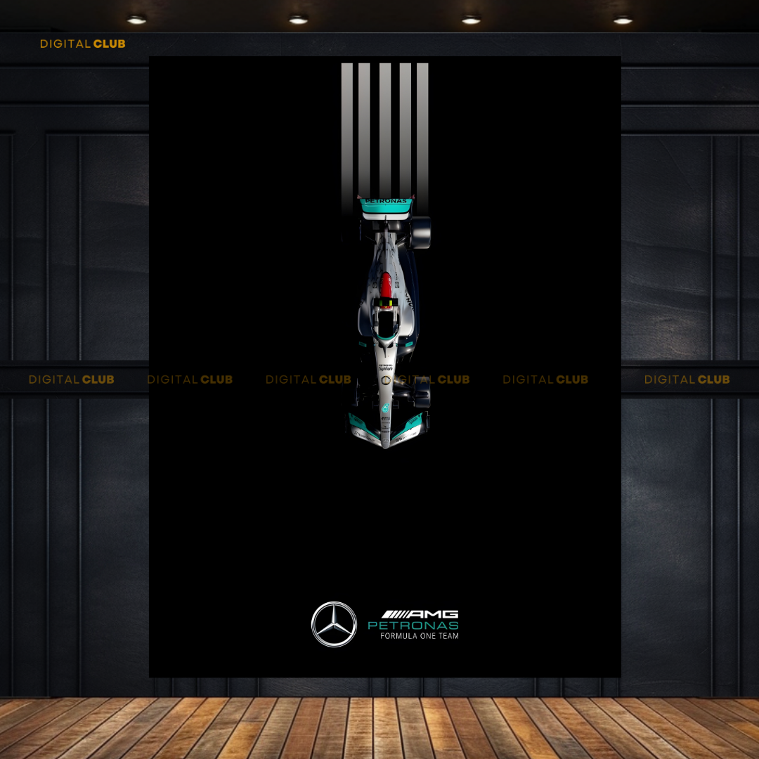 AMG Petronas F1 Team Premium Wall Art