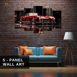 Vintage - Mercedes - 5 Panel Wall Art