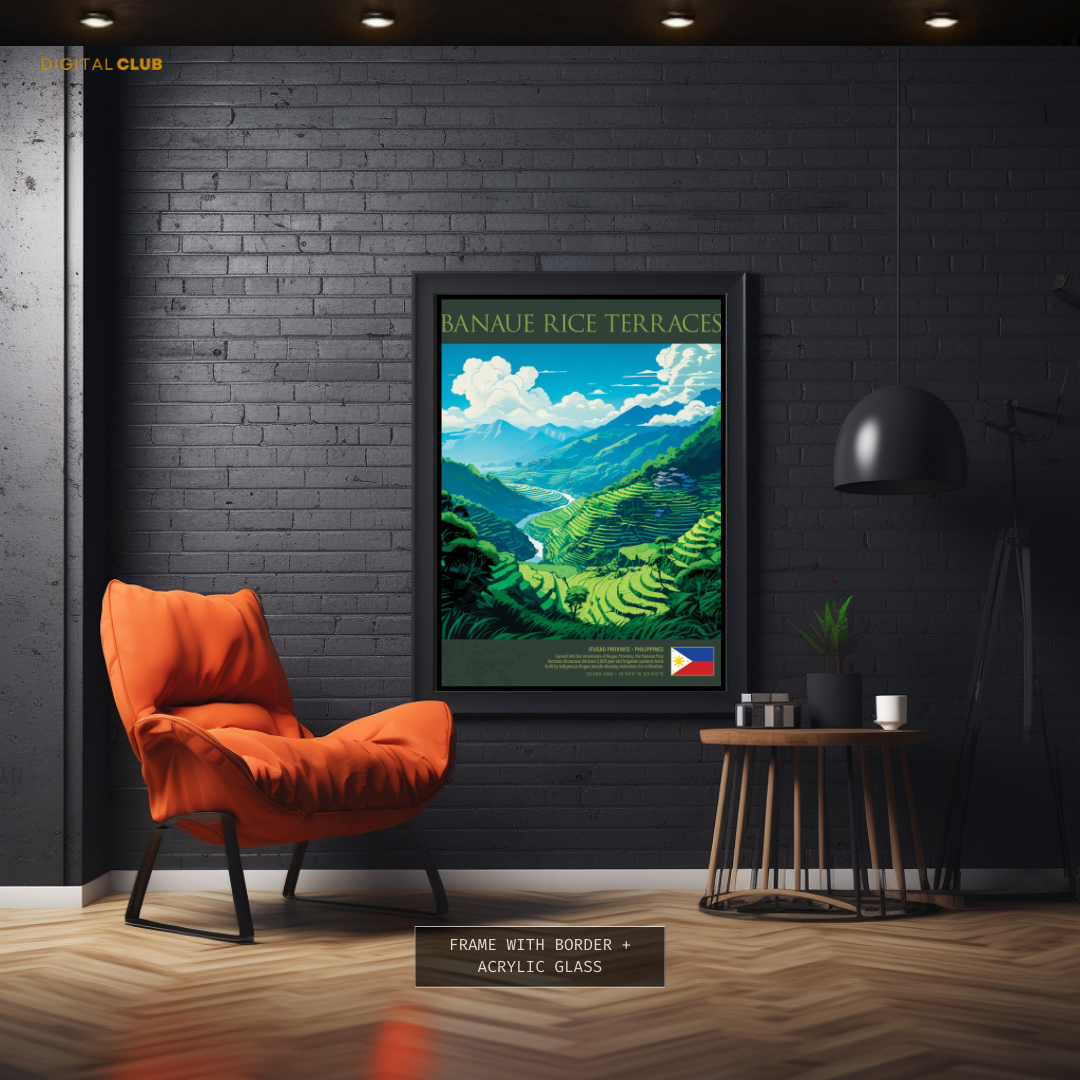 Banaue Rice Terraces Premium Wall Art