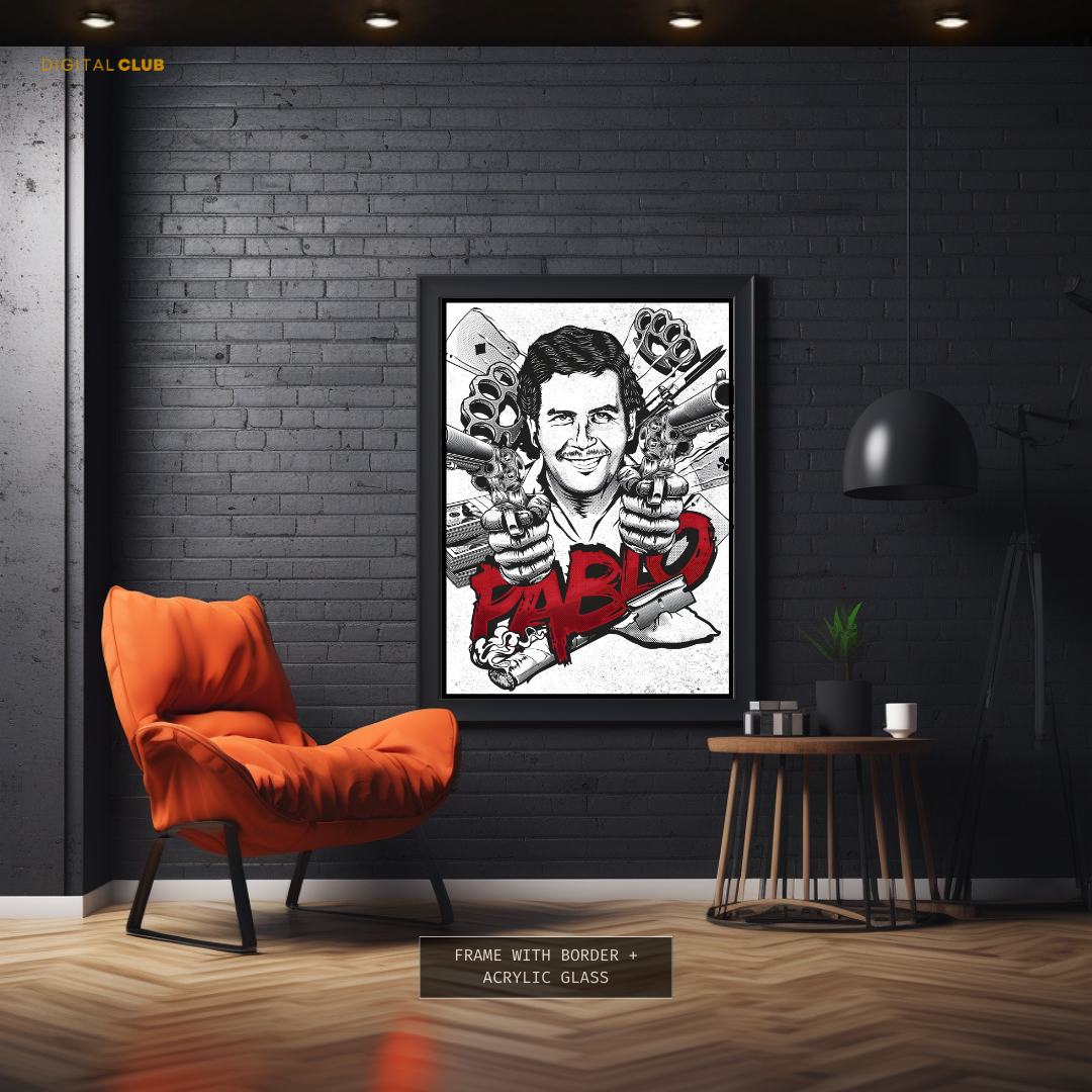 Pablo Escobar Narcos Premium Wall Art