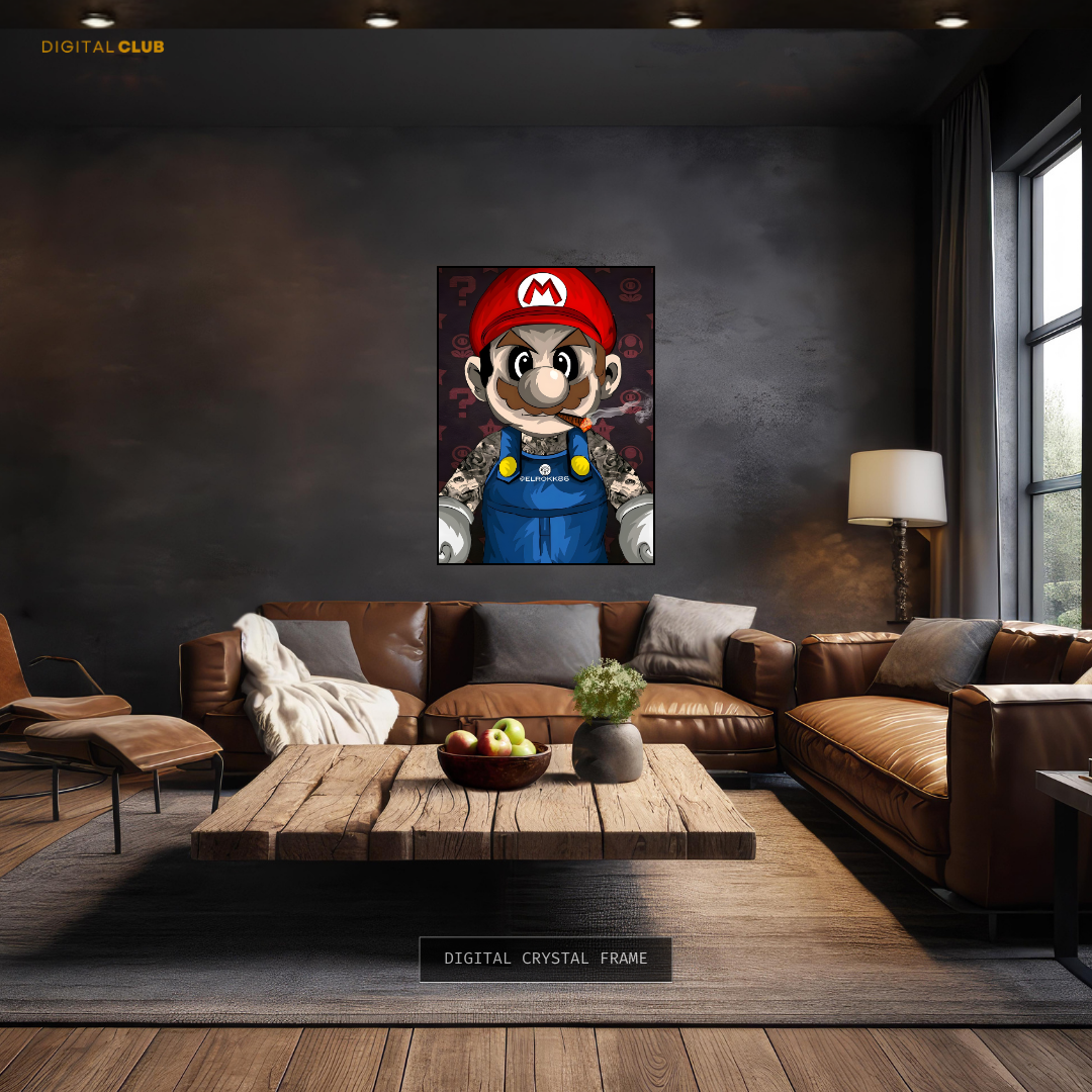 Super Mario - Artwork - Premium Wall Art