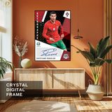 Cristiano Ronaldo - Signed - Premium Wall Art