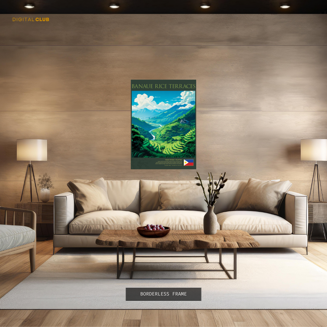 Banaue Rice Terraces Premium Wall Art