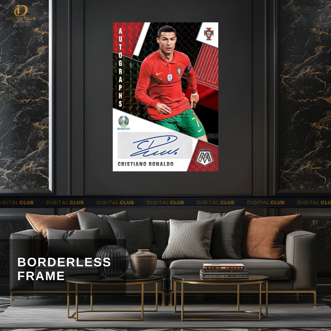 Cristiano Ronaldo - Signed - Premium Wall Art