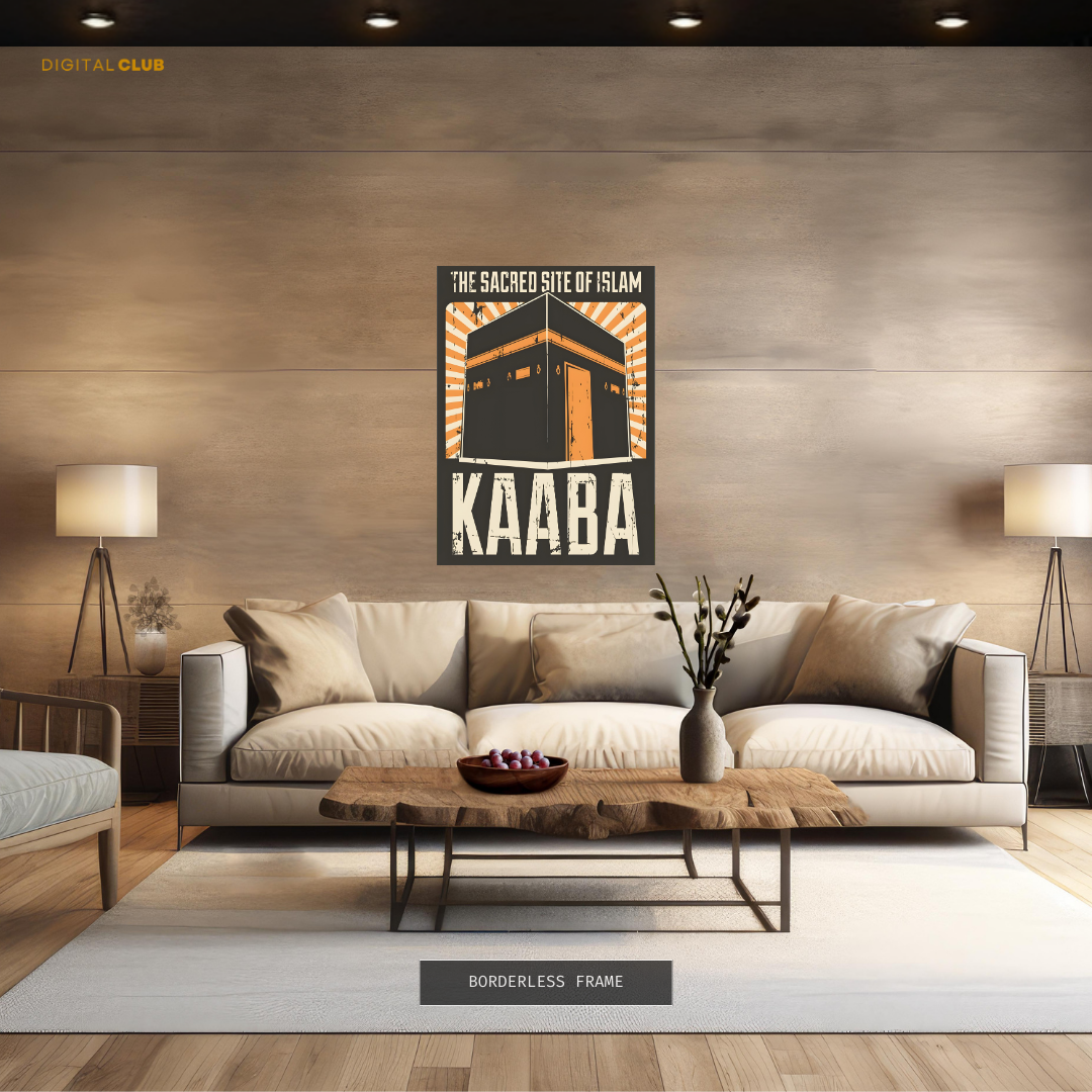 KAABA House of ALLAH Islamic Premium Wall Art