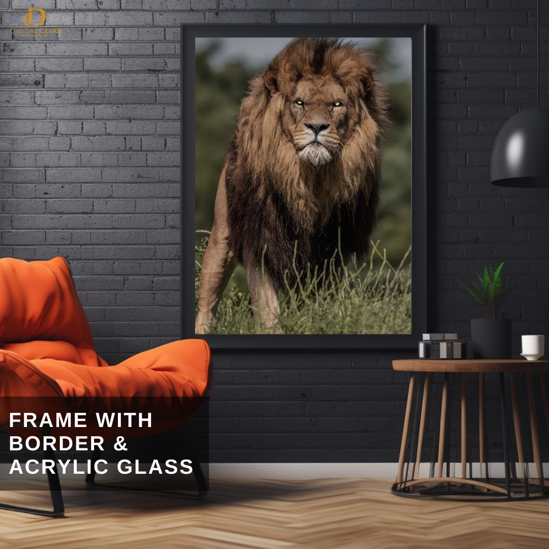 Lion - Artwork - Premium Wall Art