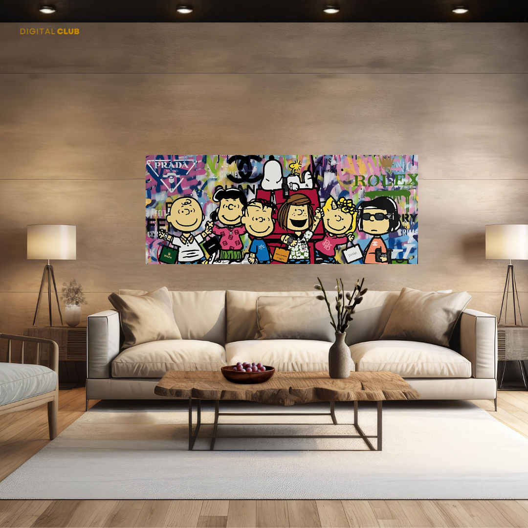 Snoopy Artwork - Ultra-Wide Wall Art