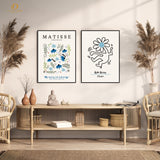 Matisse & Keith Haring Artwork - 2 Panel Wall Art