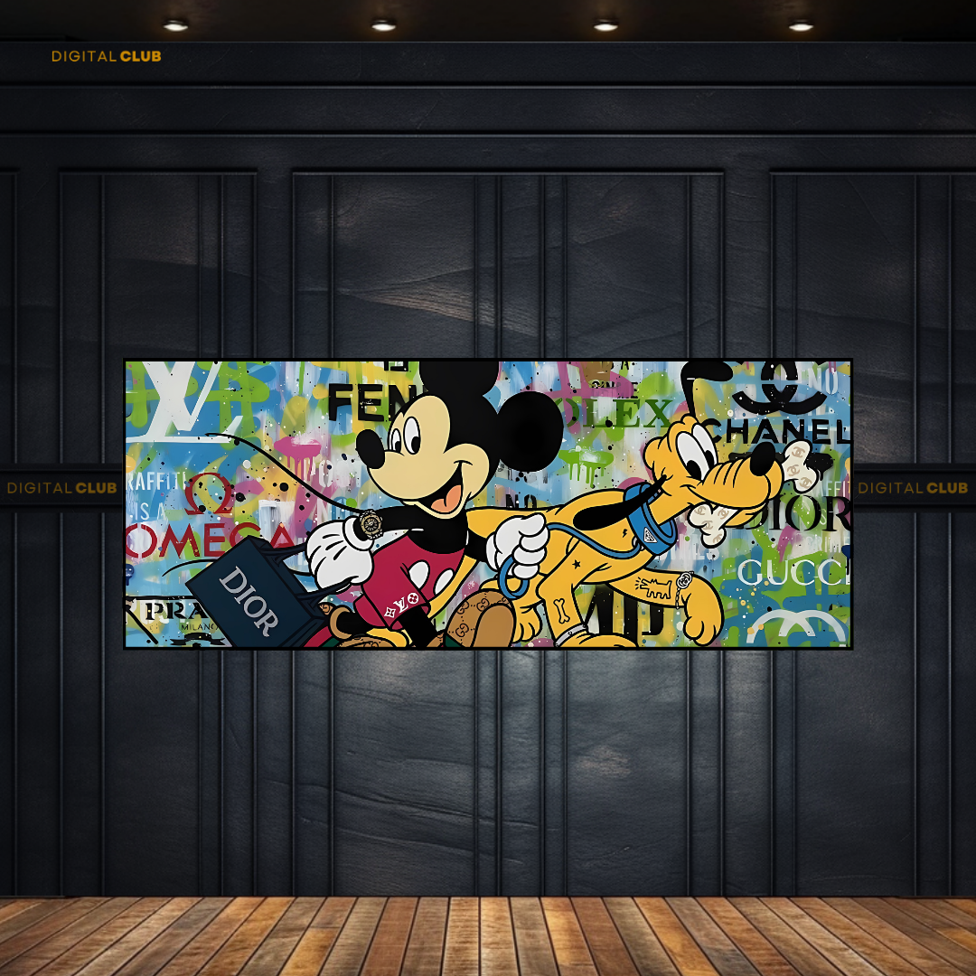 Mickey Mouse Artwork - Ultra-Wide Wall Art