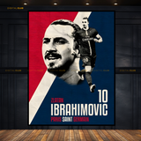 Zlatan Ibrahimovic - Football - Premium Wall Art