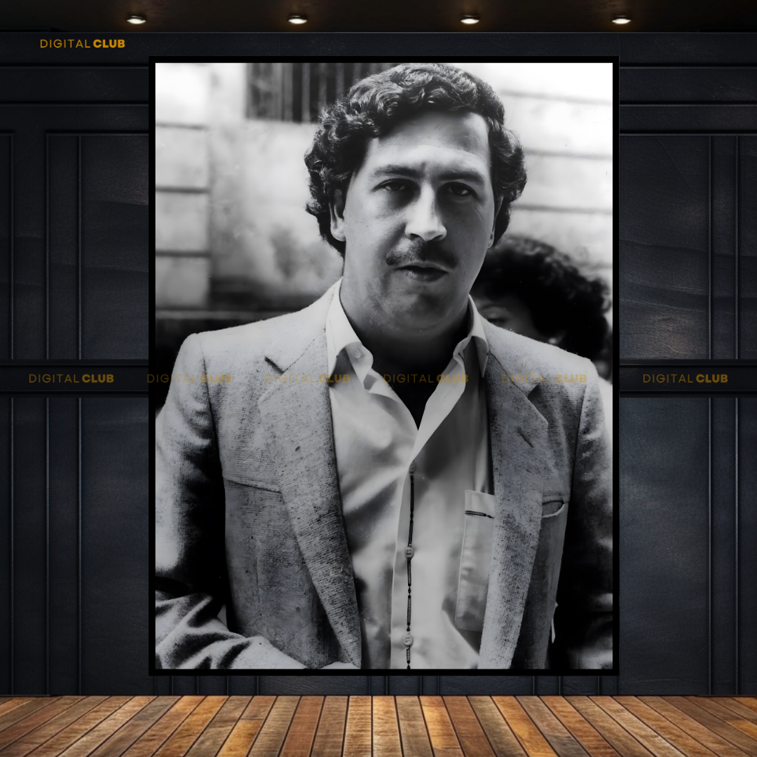 Pablo Escobar Drug Lord Premium Wall Art