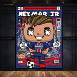 Neymar Jr Funko Pop Art Premium Wall Art