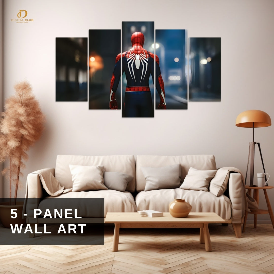 Spider Man - Marvel - 5 Panel Wall Art