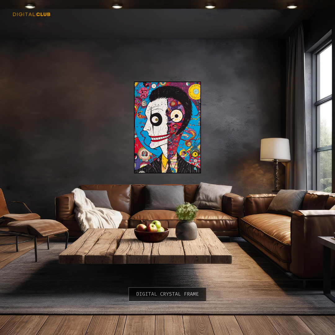 Joker Abstract Art - Premium Wall Art