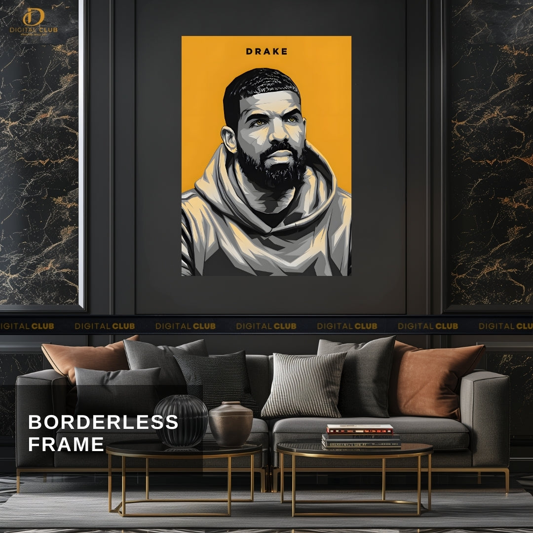 Drake - Music Artist - Premium Wall Art