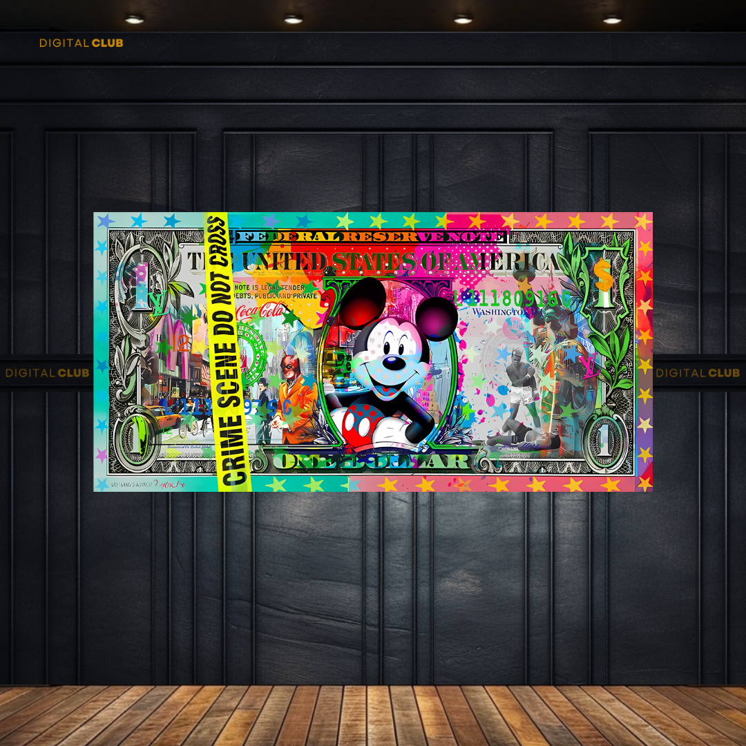 Mickey Mouse Artwork 1 - Ultra-Wide Wall Art