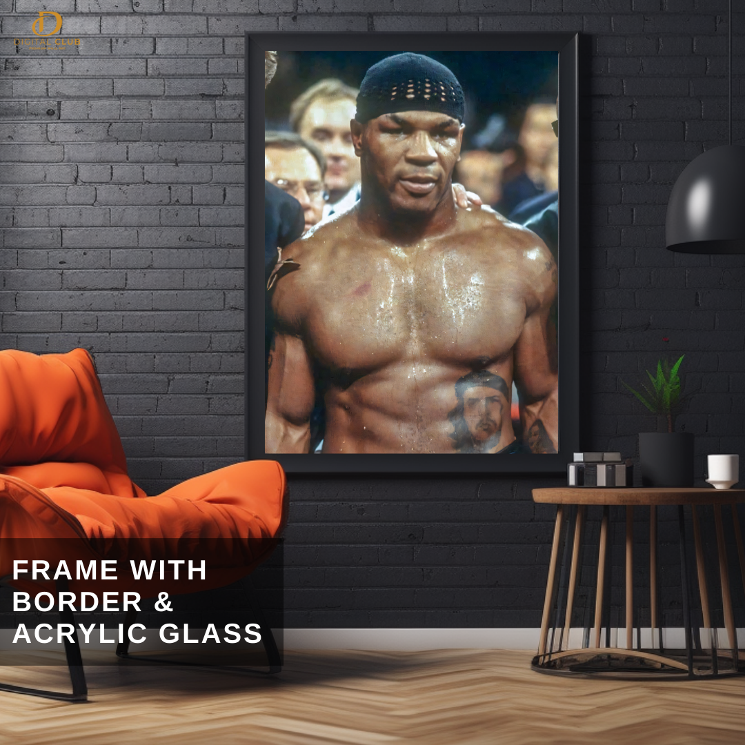 Mike Tyson - Boxing Artwork - Premium Wall Art