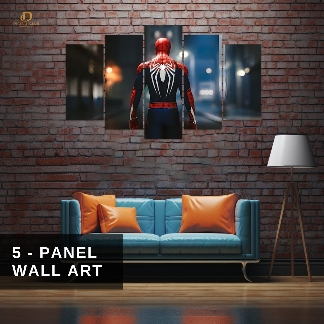 Spider Man - Marvel - 5 Panel Wall Art