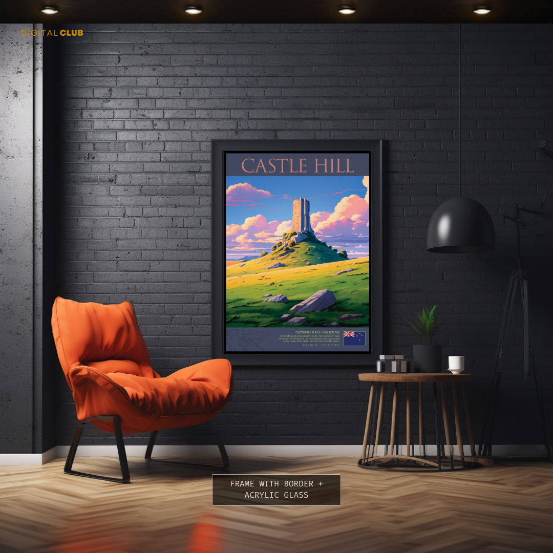 Castle Hill New Zealand Premium Wall Art