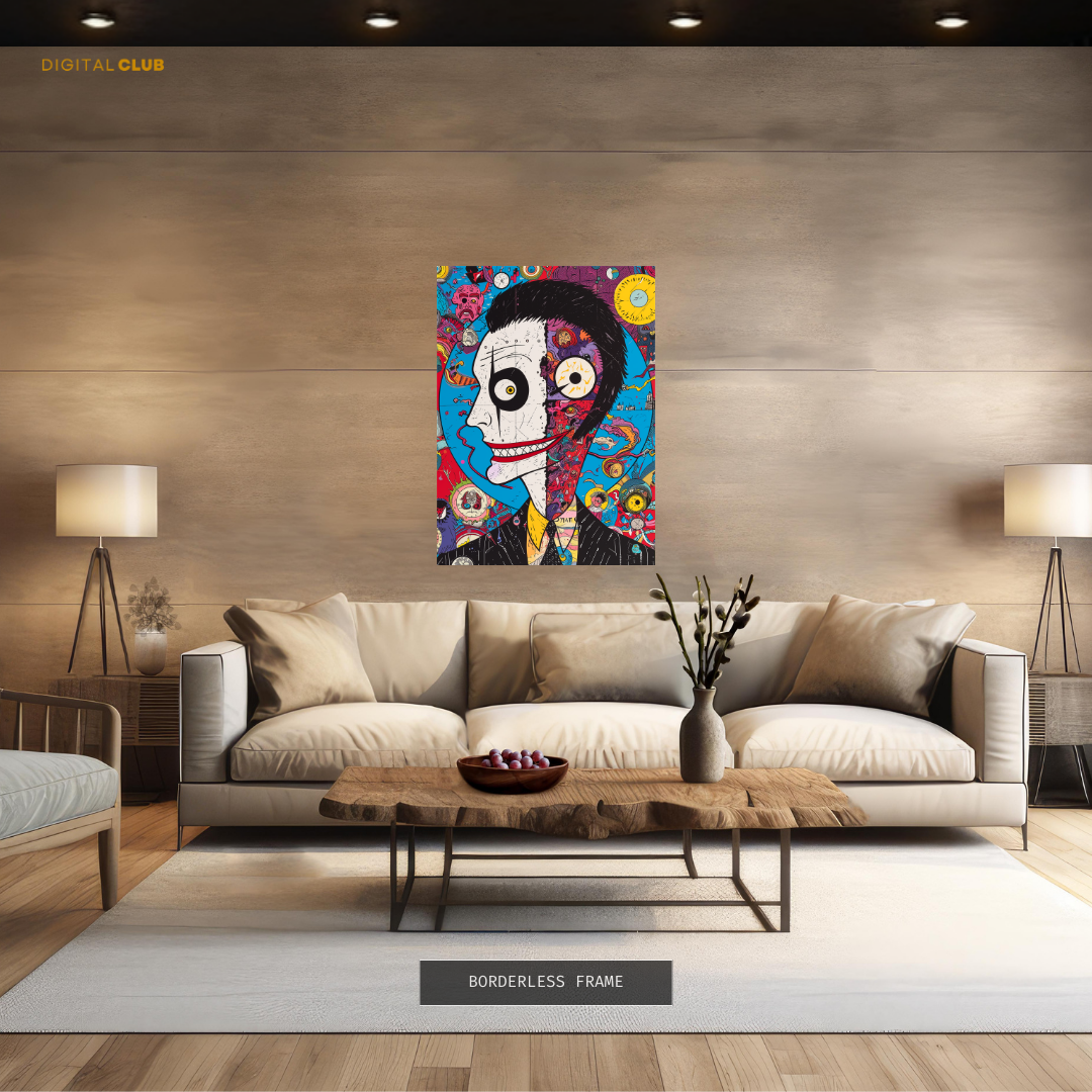 Joker Abstract Art - Premium Wall Art