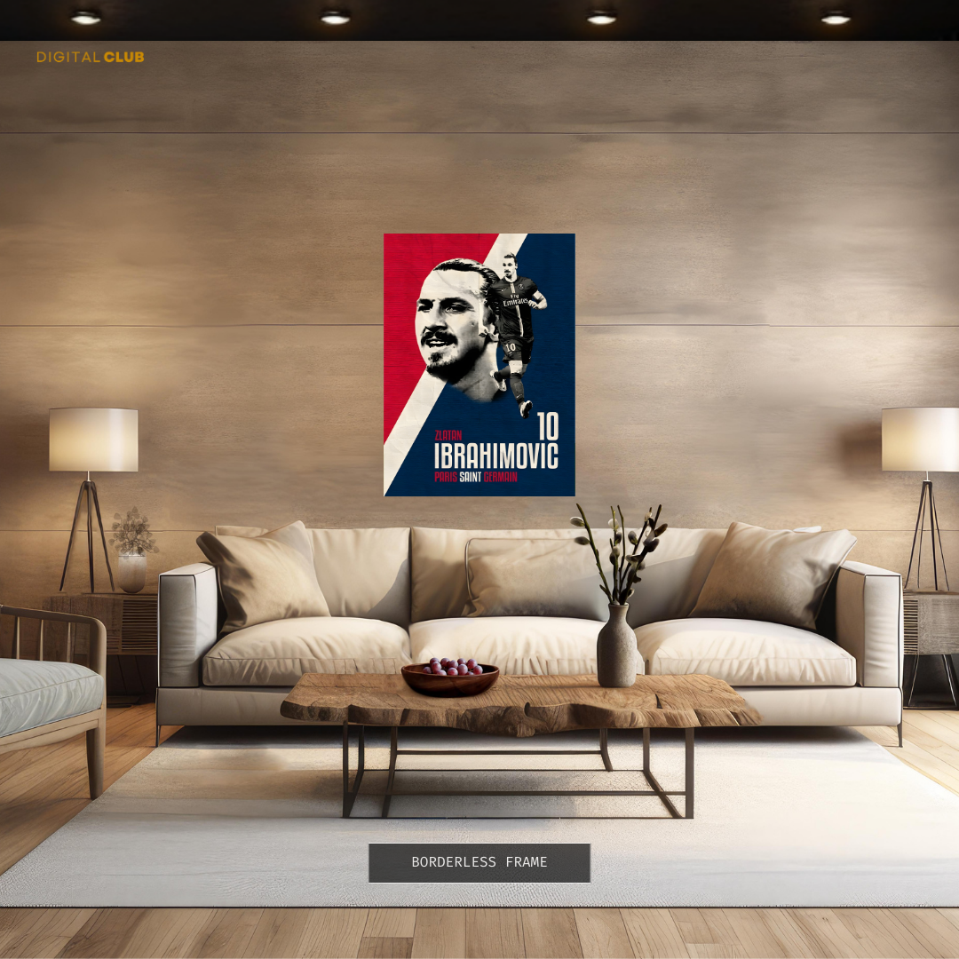 Zlatan Ibrahimovic - Football - Premium Wall Art