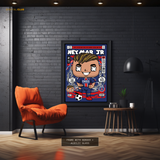 Neymar Jr Funko Pop Art Premium Wall Art