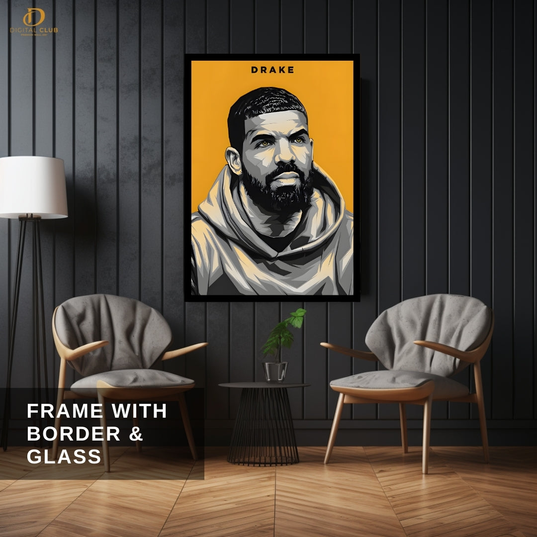 Drake - Music Artist - Premium Wall Art