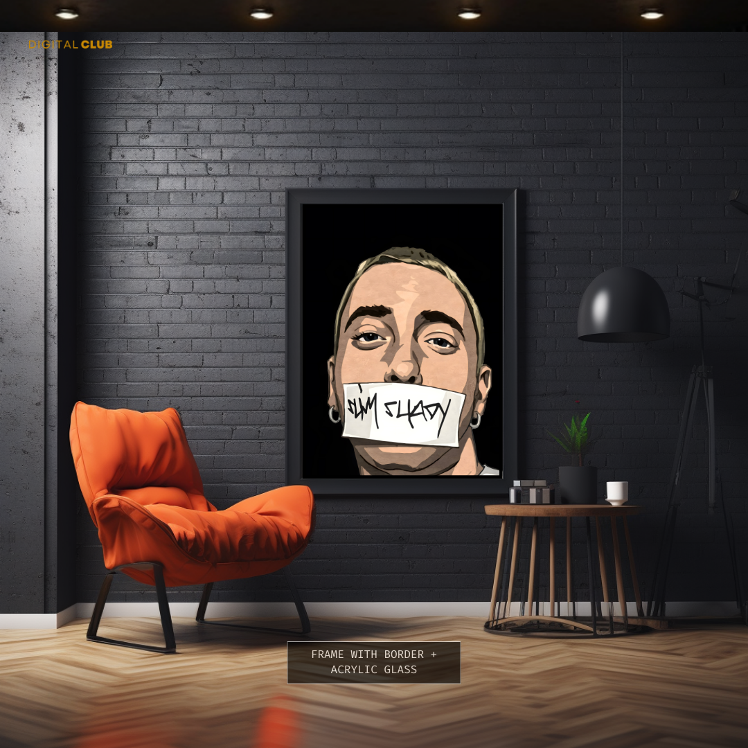 Slim Shady Eminem Premium Wall Art