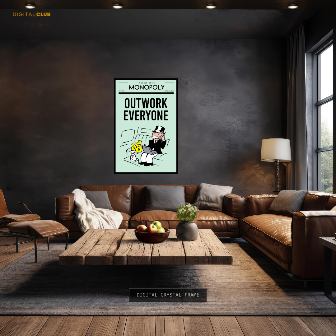 Monopoly Quote 2 Premium Wall Art