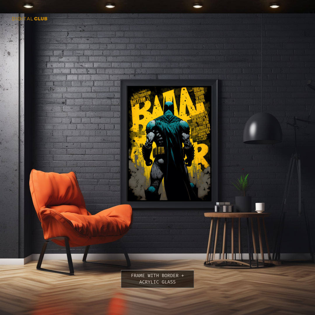 Batman Cartoon Kids Marvel Premium Wall Art