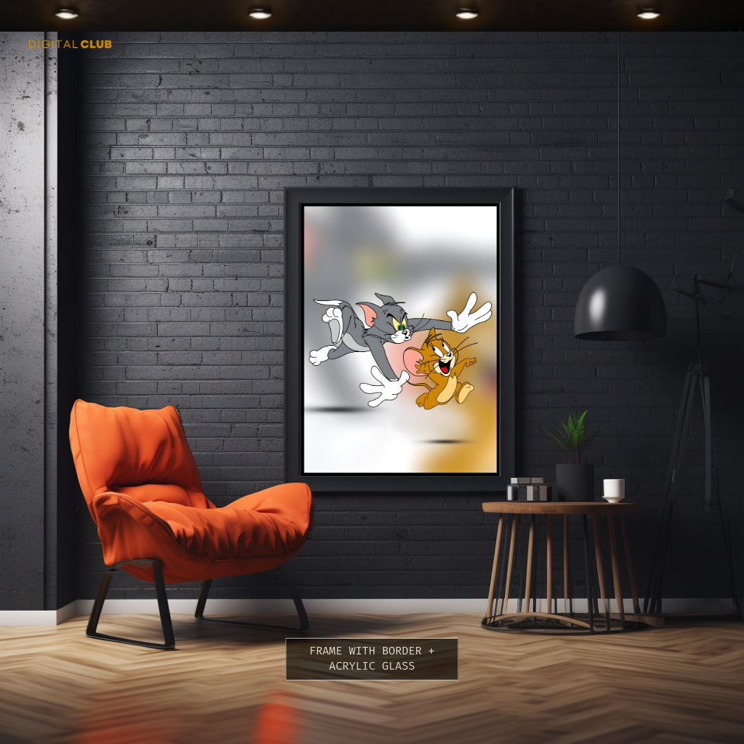 Tom & Jerry - Kids Artwork - Premium Wall Art