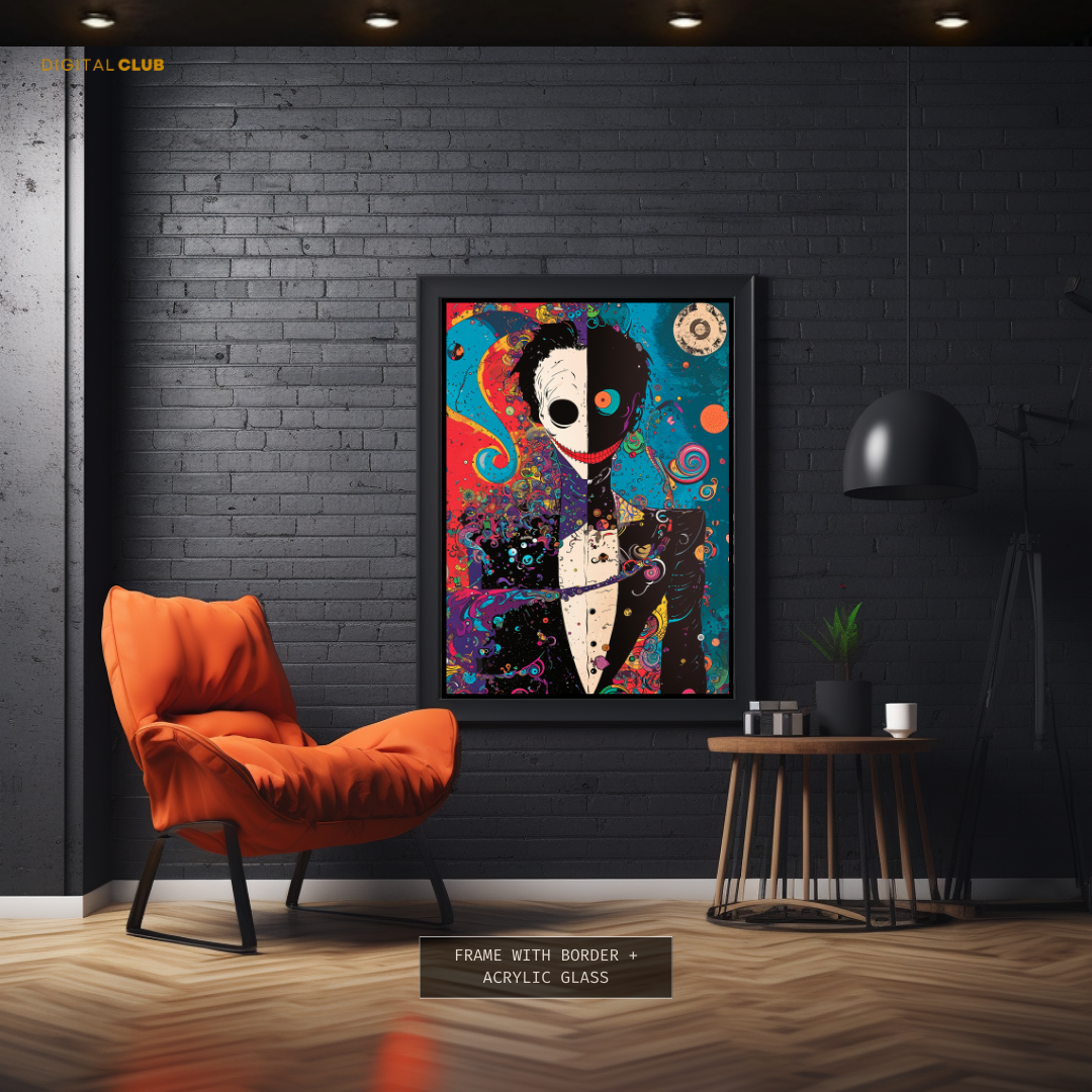 Joker - Abstract Art 1 - Premium Wall Art