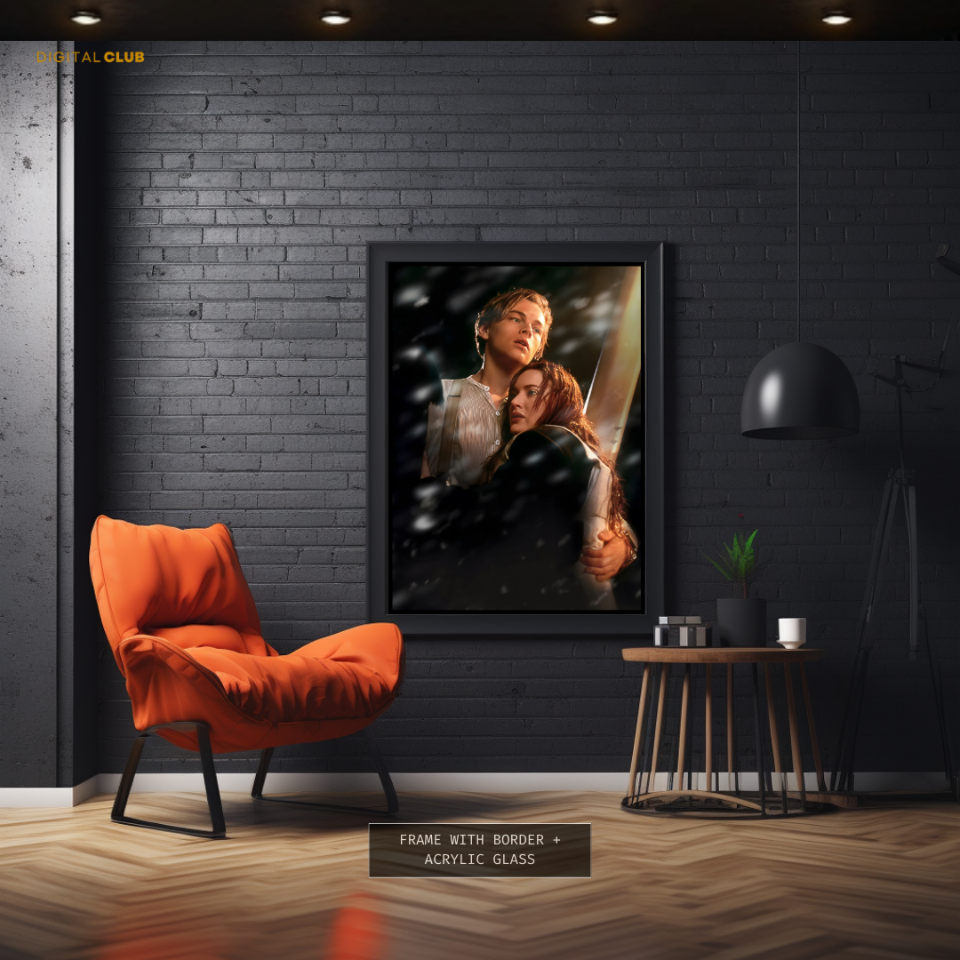 Titanic Leonardo & Kate Movie Premium Wall Art