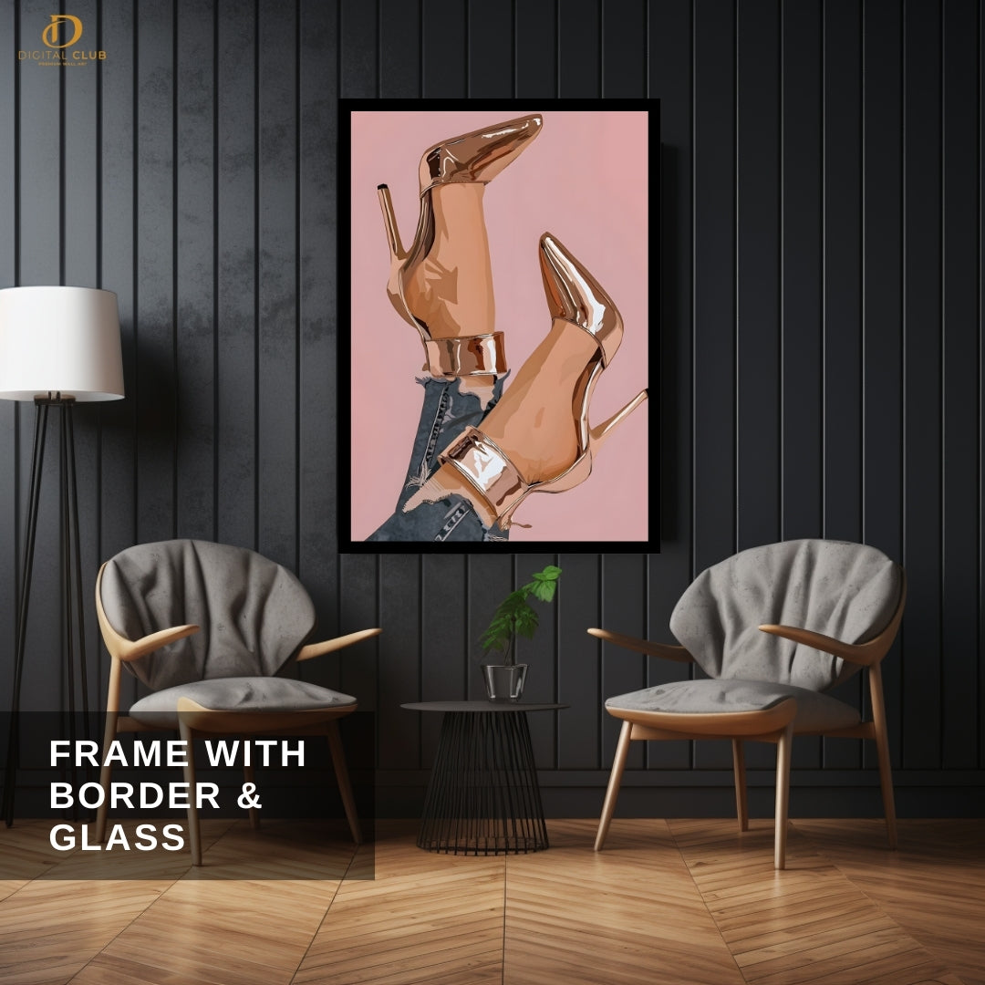 HIgh Heels - Fashion & Style - Premium Wall Art