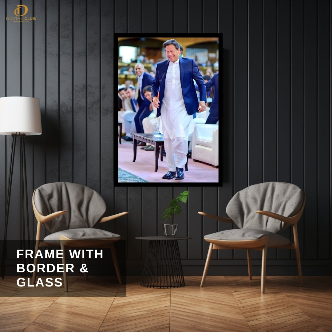 Imran Khan - Former PM Pakistan - Premium Wall Art