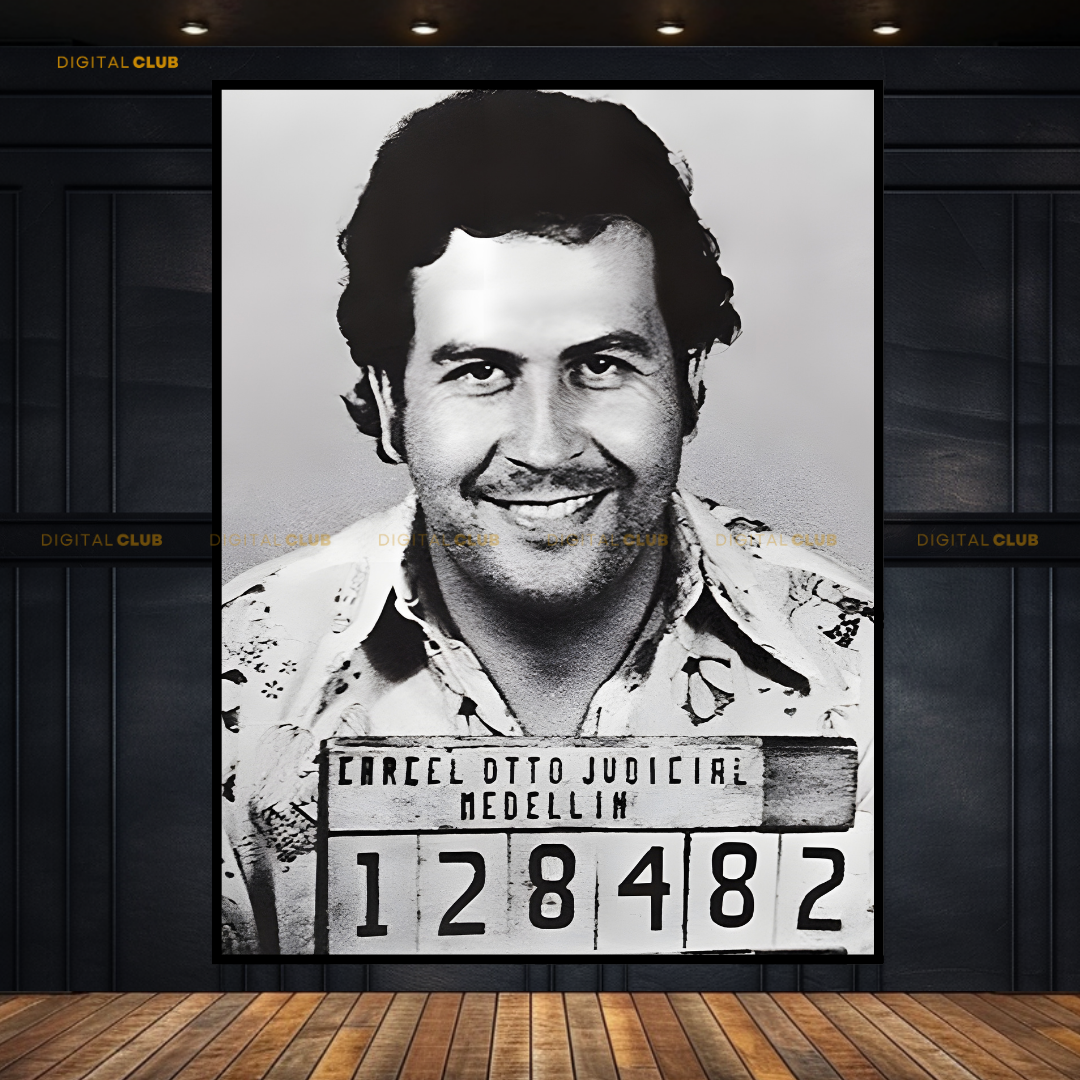 Pablo Escobar Drug Lord Premium Wall Art