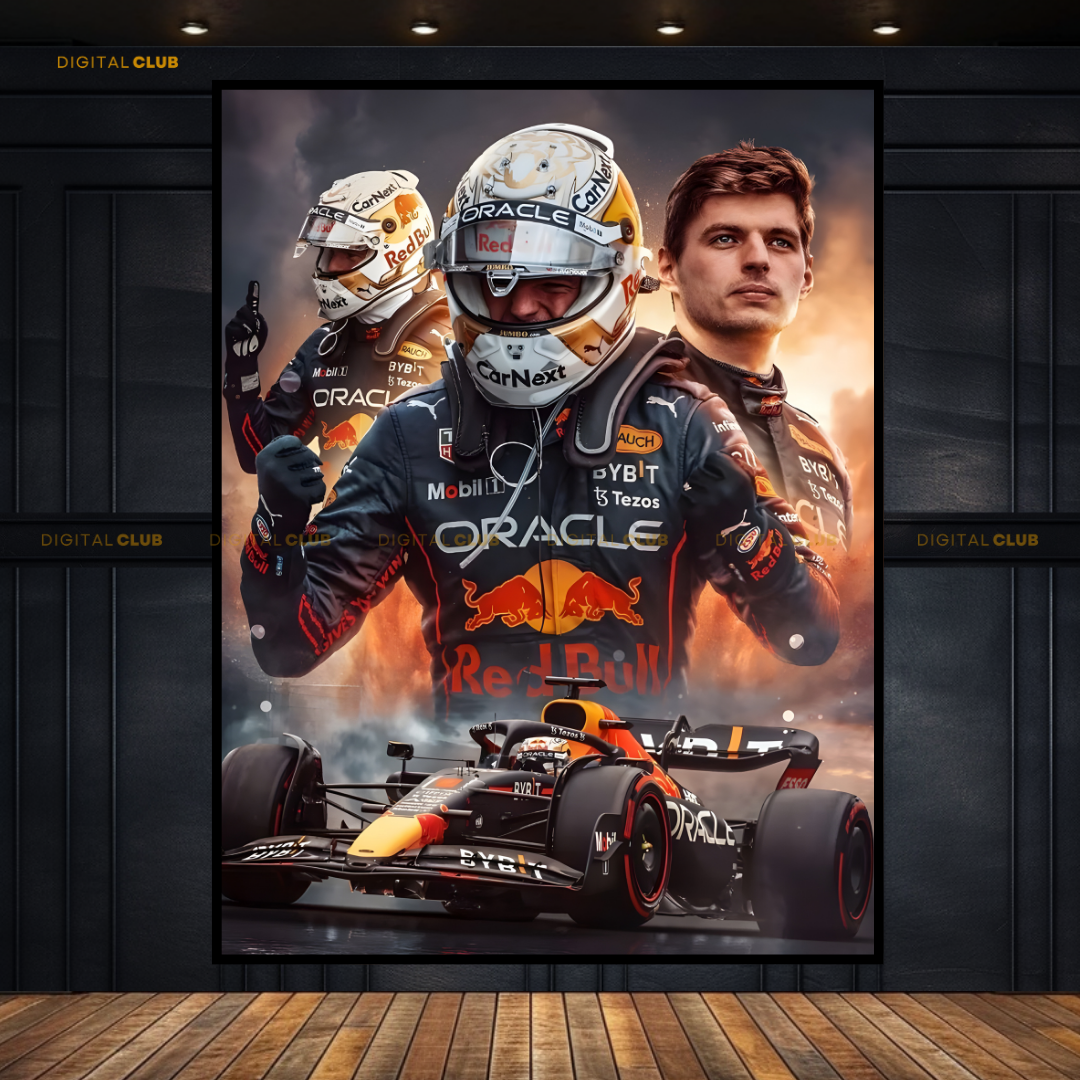 MAX Verstappen REDBULL F1 Premium Wall Art