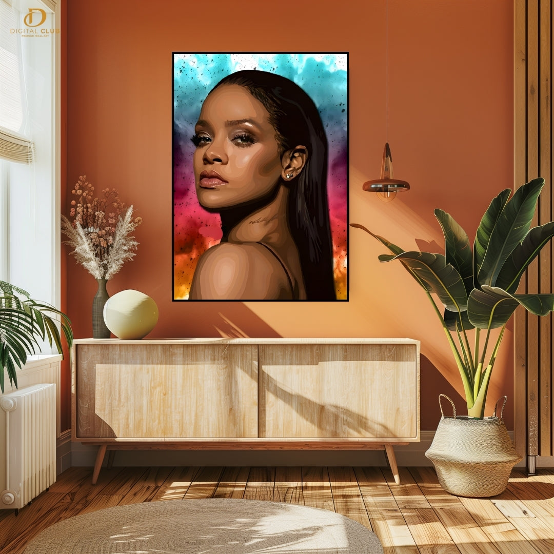 Rihanna - Music - Premium Wall Art