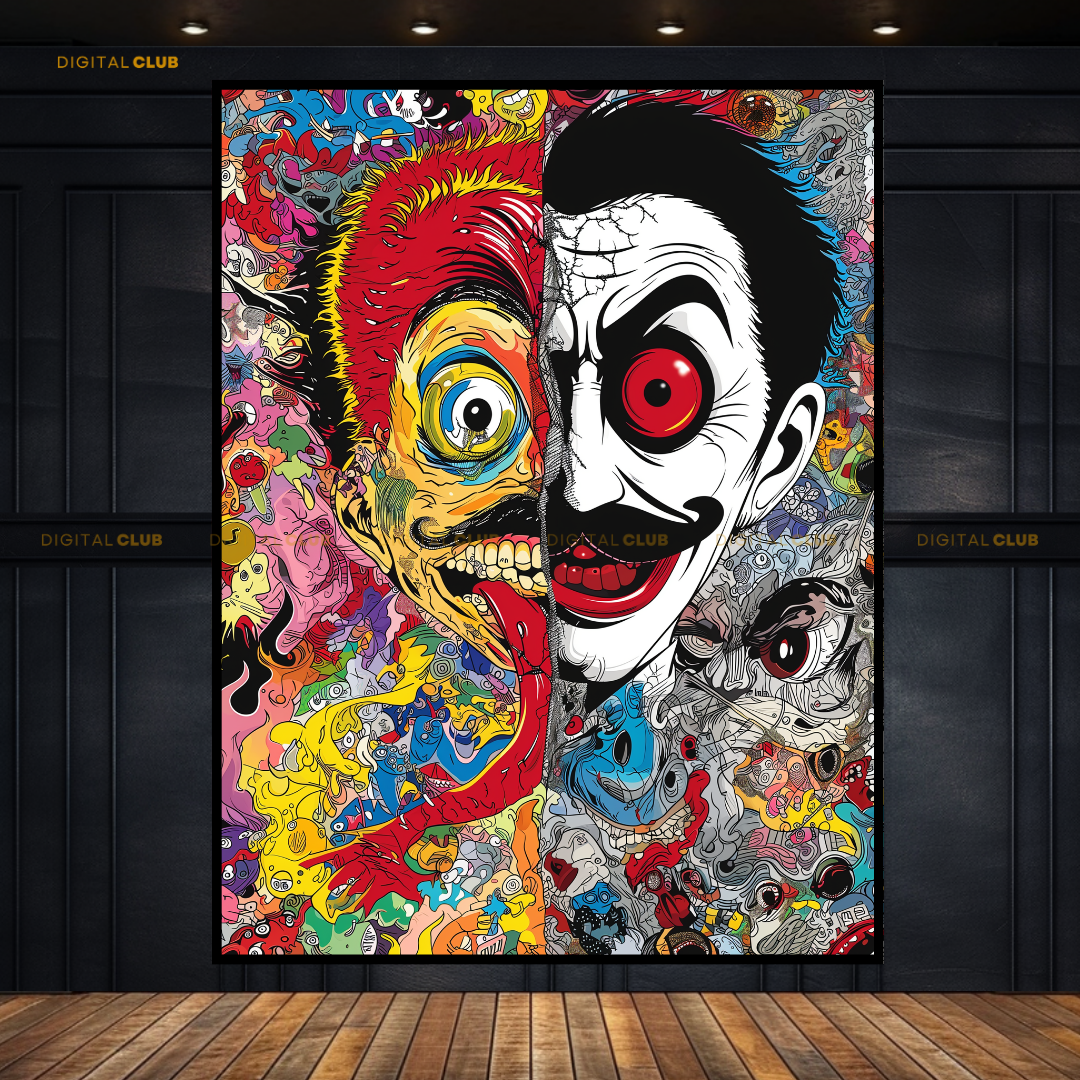 Joker - Abstract Art 2 - Premium Wall Art