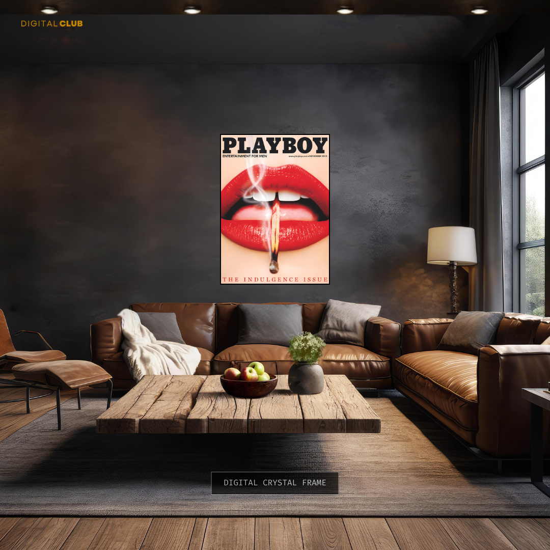 Playboy Magazine Cover Premium Wall Art