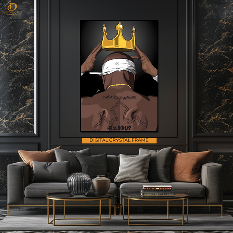 TUPAC Rap King - Artwork - Premium Wall Art