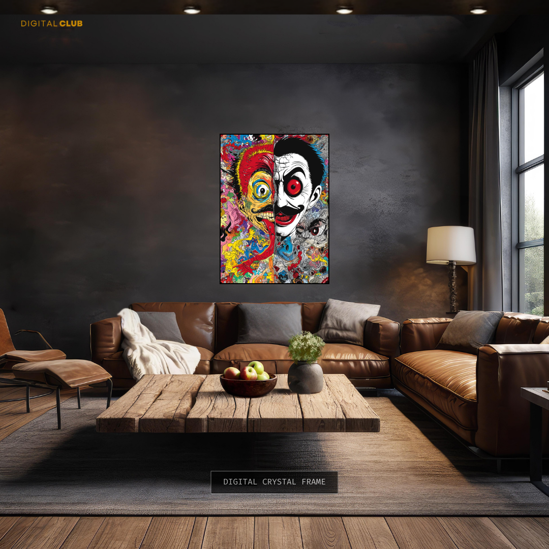 Joker - Abstract Art 2 - Premium Wall Art