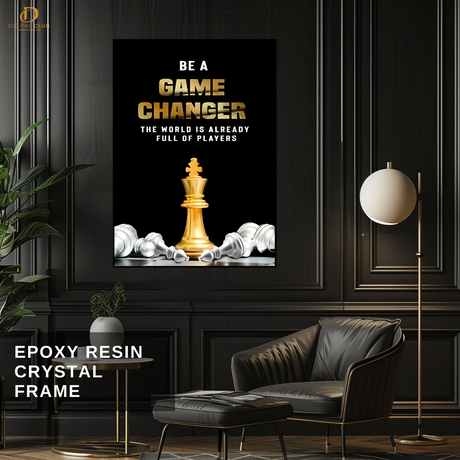 Be a Game Changer - Chess - Premium Wall Art