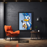 Daisy Duck x LV - Disney - Premium Wall Art