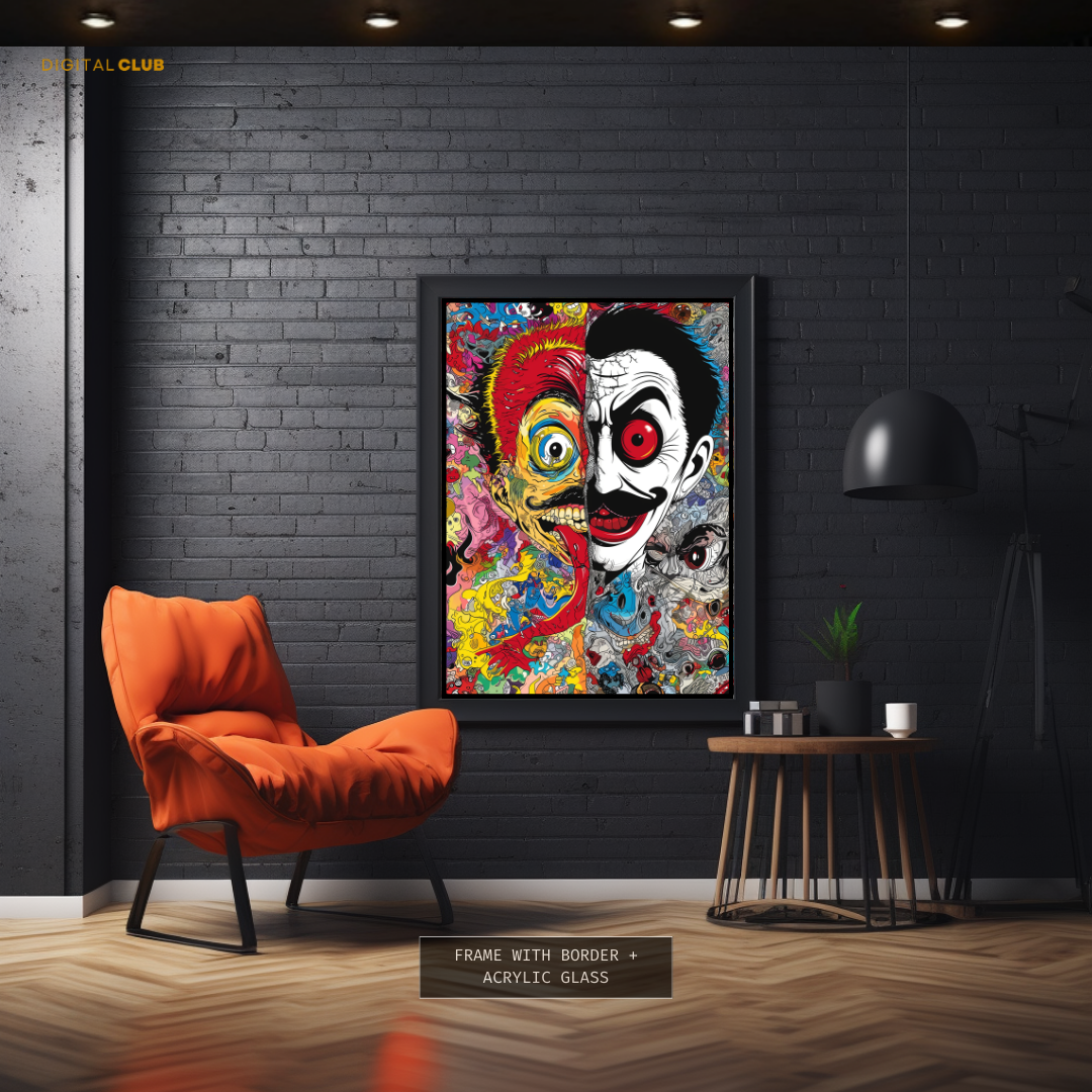 Joker - Abstract Art 2 - Premium Wall Art