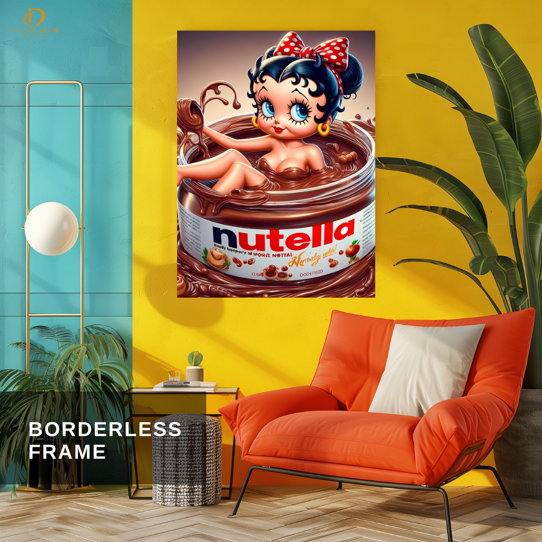 Betty Boop x Nutella - Trendy - Premium Wall Art