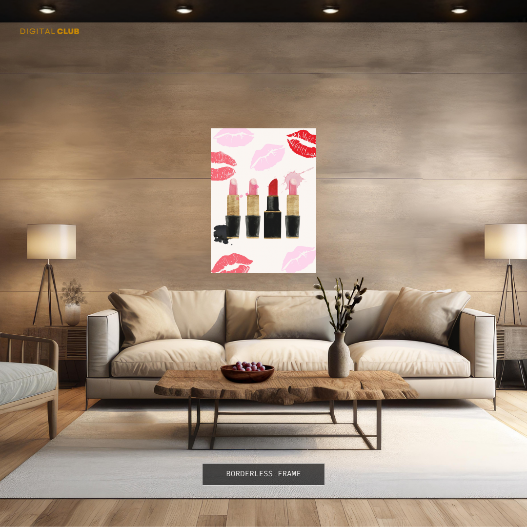 Set of Lipsticks Fashion Premium Wall Art