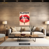 Playboy Magazine Cover Premium Wall Art