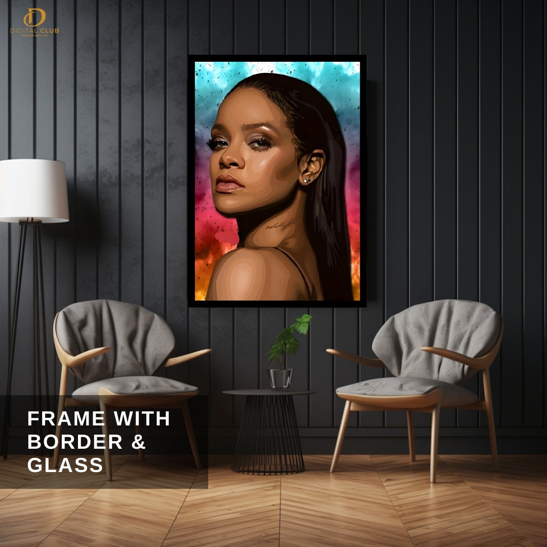 Rihanna - Music - Premium Wall Art