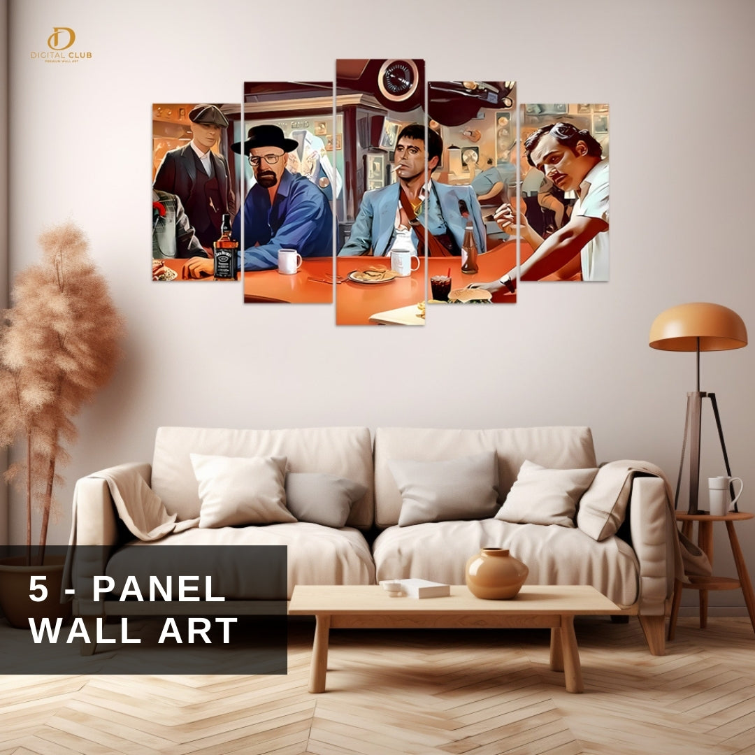 Mix Gangsters - Movies - 5 Panel Wall Art